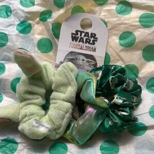 Star Wars Green Hair Accessories Scrunchie
